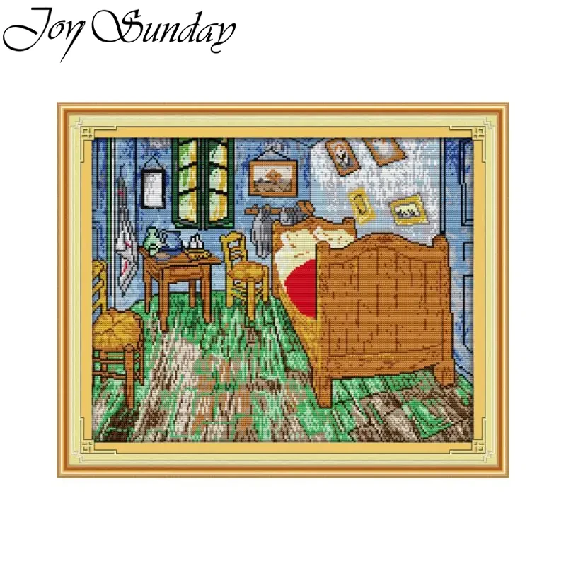 Joy Sunday Van Gogh's Bedroom  - đánh giá và giá Embroidery Meaning