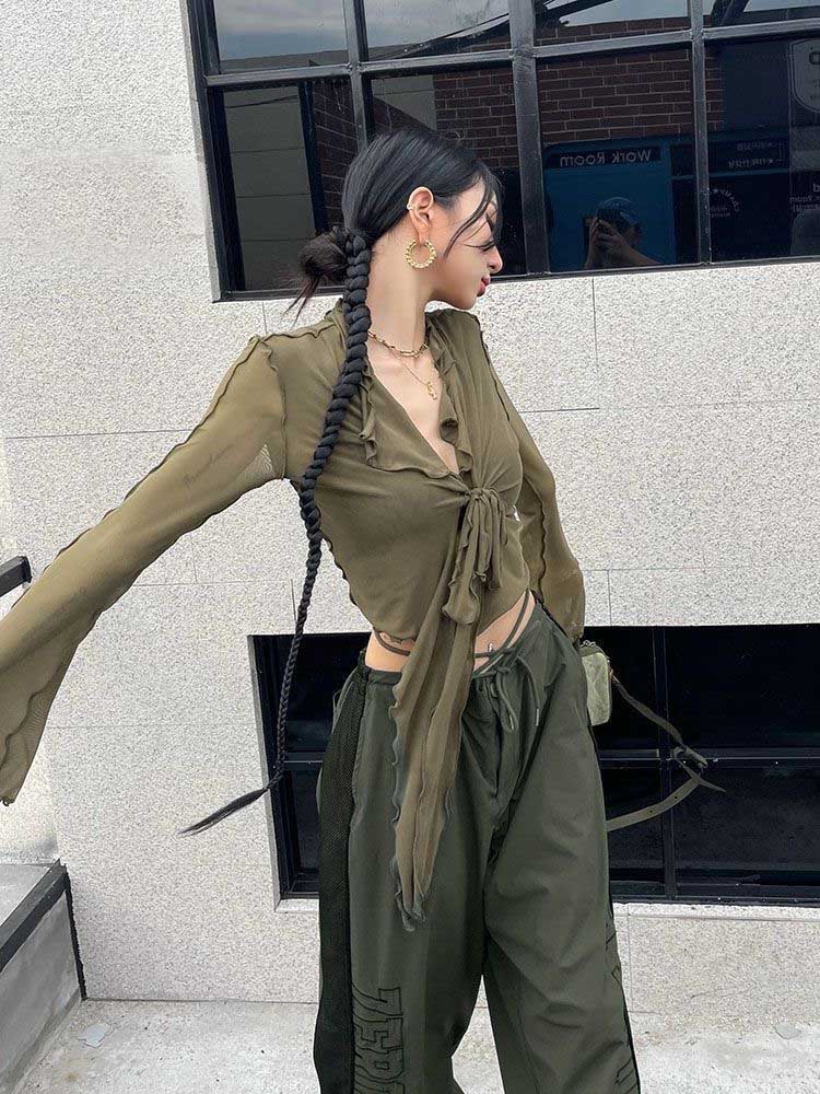 Long Flare Sleeve Blouses for  - đánh giá và giá Embroidery Online