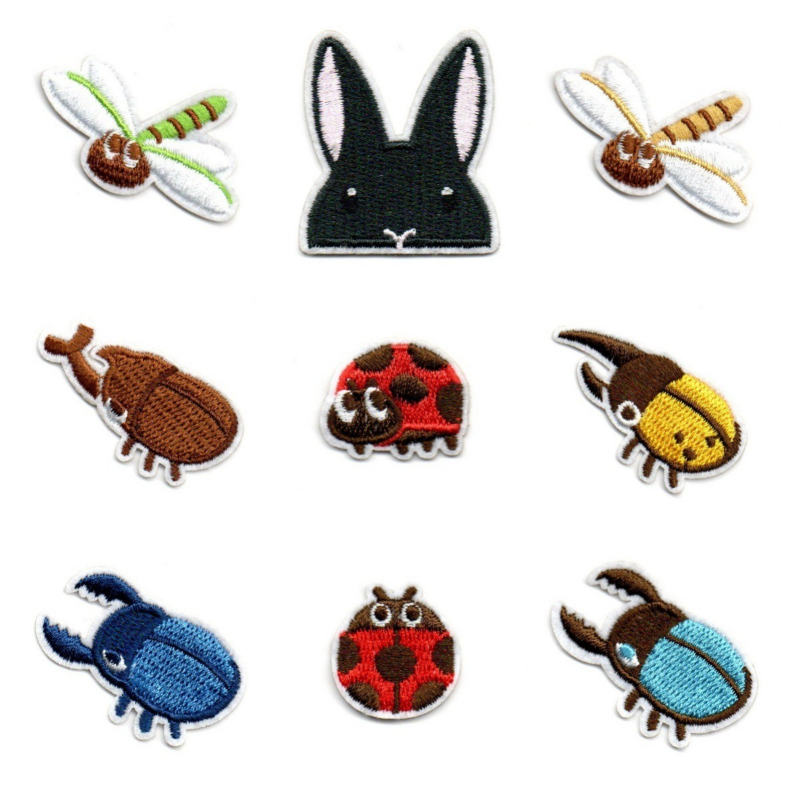 50pcs/Lot Anime Embroidery Pat - đánh giá và giá Embroidery Lady Bug